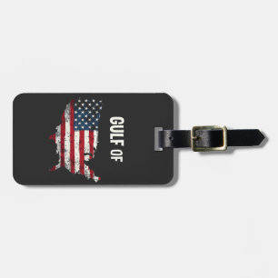Etiqueta De Bagagem Bandeira do Mapa Americano Funny Trump USA