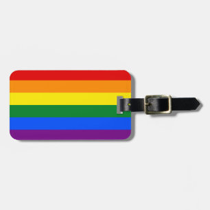 Etiqueta De Bagagem Bandeira do Orgulho Gay Personalizada