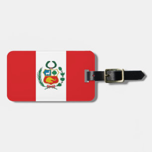 Etiqueta De Bagagem Bandeira do Peru