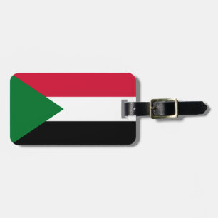 Etiqueta De Bagagem Bandeira do Sudão