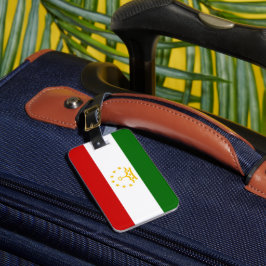 Etiqueta De Bagagem Bandeira do Tajiquistão