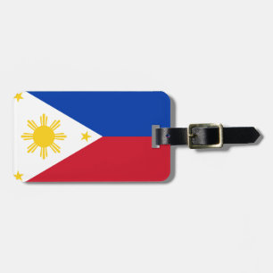 Etiqueta De Bagagem Bandeira filipino