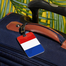 Etiqueta De Bagagem bandeira francesa