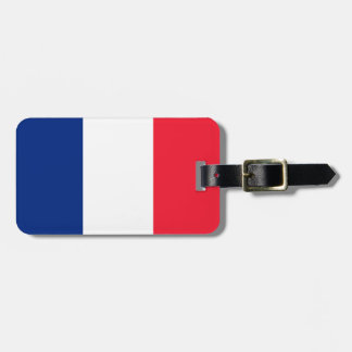 Etiqueta De Bagagem Bandeira francesa