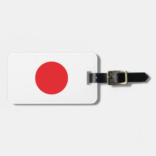 Etiqueta De Bagagem bandeira japonesa
