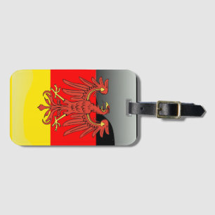 Etiqueta De Bagagem Bandeira lustrosa de Alemanha
