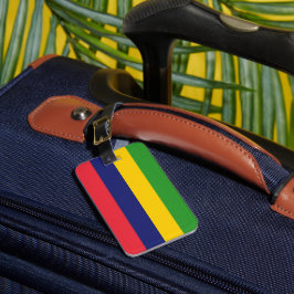 Etiqueta De Bagagem Bandeira Maurícia
