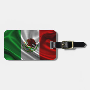 Etiqueta De Bagagem Bandeira mexicana