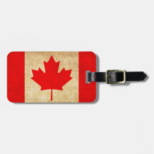 Etiqueta De Bagagem Bandeira Nacional Patriótica Personalizada do CAN