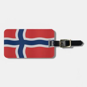 Etiqueta De Bagagem Bandeira norueguesa