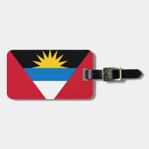 Etiqueta De Bagagem Bandeira Patriótica de Antígua e Barbuda