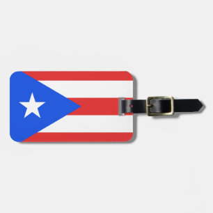 Etiqueta De Bagagem Bandeira Porto Rico