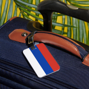 Etiqueta De Bagagem bandeira russa