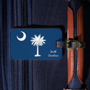 Etiqueta De Bagagem Bandeiras da Carolina do Sul, Patriot Carolina Fla