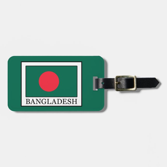 Etiqueta De Bagagem Bangladesh (Frente Horizontal)