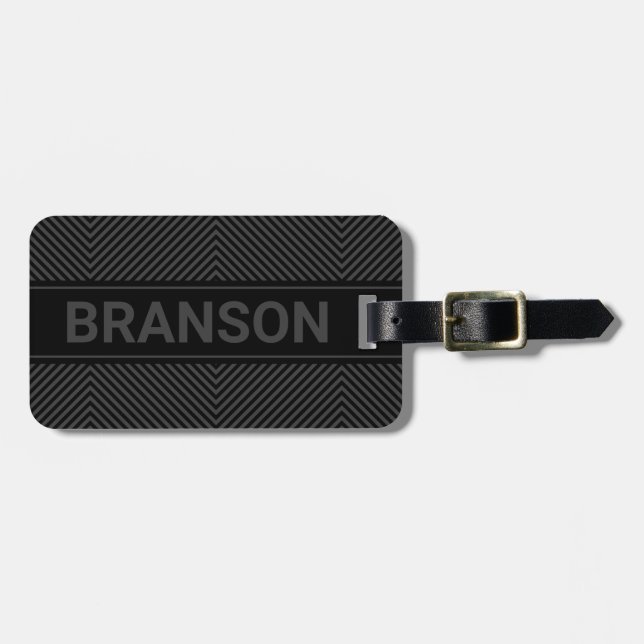 Etiqueta De Bagagem Bar H personalizado GSED (Frente Horizontal)