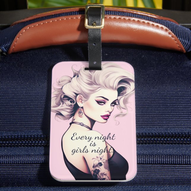Etiqueta De Bagagem Barbie Inspirou (Frente Insitu 2)
