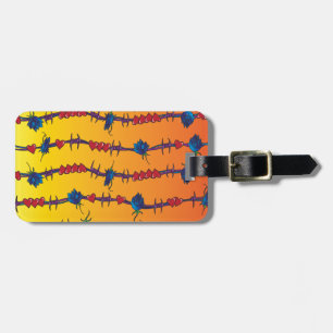 Etiqueta De Bagagem Barbwire