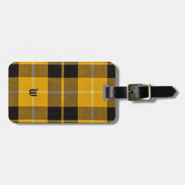Etiqueta De Bagagem Barclay Dress Clan Tartan With Monogram