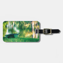 Barco de pesca verde