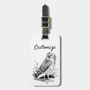 Etiqueta De Bagagem Barn Owl Thunder_Cove