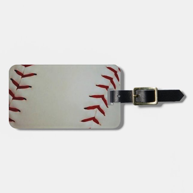 Etiqueta De Bagagem Baseball (Frente Horizontal)
