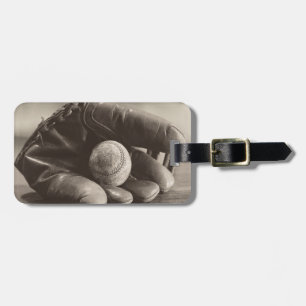 Etiqueta De Bagagem Baseball Nostalgia - Mitt e Baseball