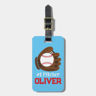 Etiqueta De Bagagem Basebol do All-Star Personalised Boy