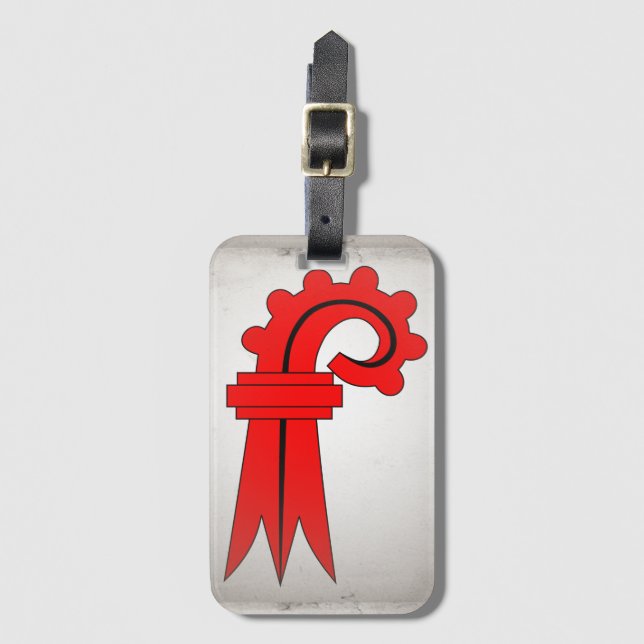 Etiqueta De Bagagem Basileia (Frente Vertical)