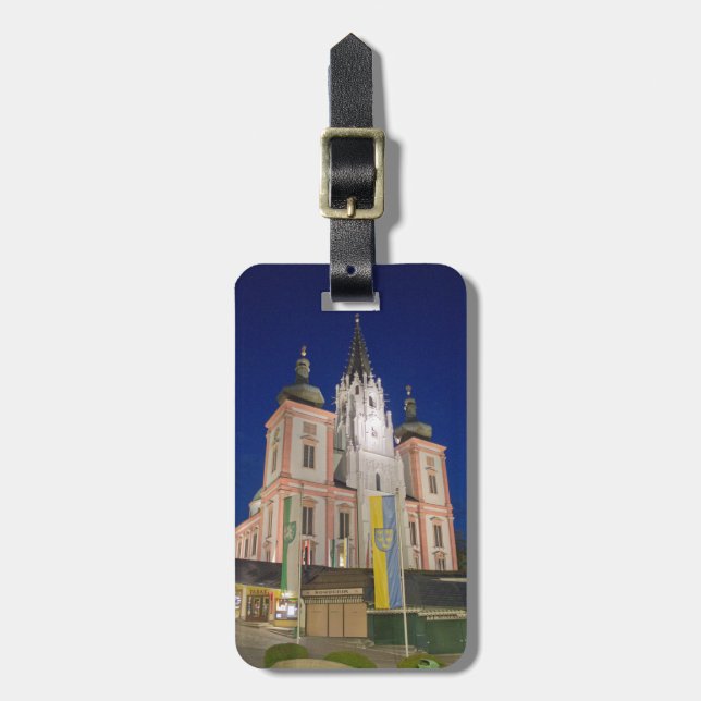Etiqueta De Bagagem Basilica Em Mariazell (Frente Vertical)