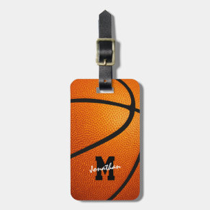 Etiqueta De Bagagem basquete de presentes esportivos monogramas
