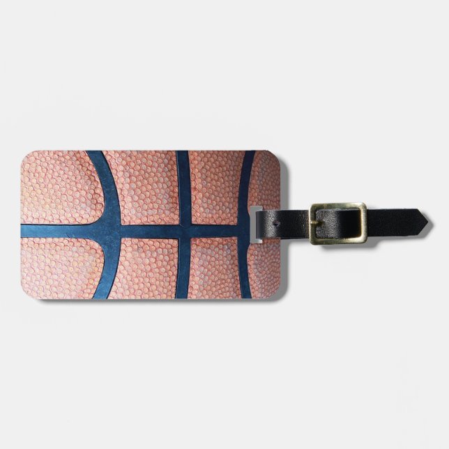 Etiqueta De Bagagem Basquetebol (Frente Horizontal)