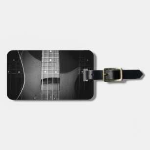 Etiqueta De Bagagem Bass Guitar Modern Music Modelo Adicionar Texto Pe