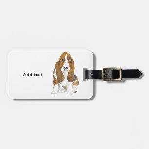 Etiqueta De Bagagem Basset Hound