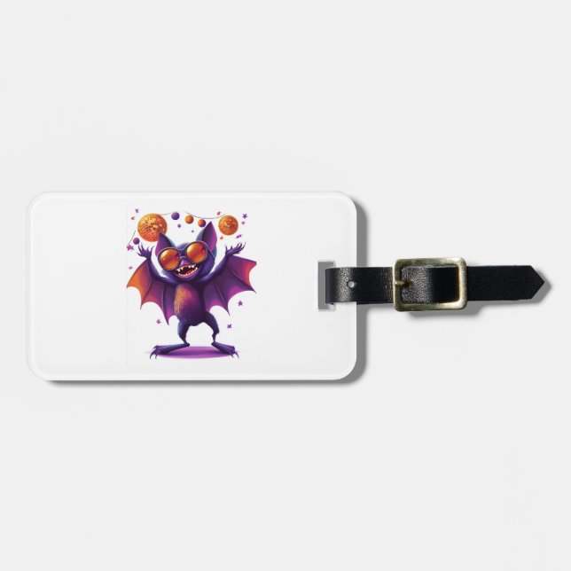 Etiqueta De Bagagem Bat-tastic Party (Frente Horizontal)