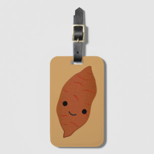 Etiqueta De Bagagem Batata doce de Kawaii