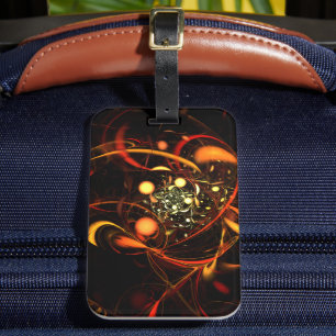 Etiqueta De Bagagem Batimentos de coração Abstrato