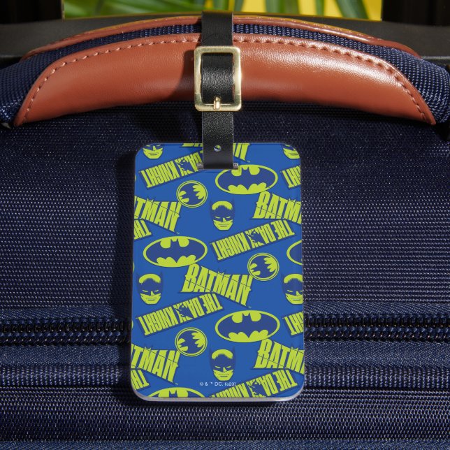 Etiqueta De Bagagem Batman Elétrico - O Padrão Cavaleiro Escuro (Frente Insitu 2)