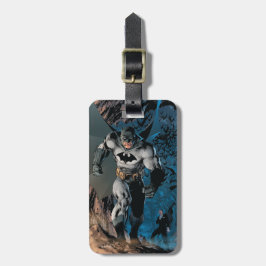 Etiqueta De Bagagem Batman Saindo Da Caverna De Bat