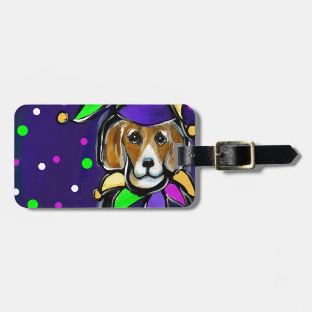 ETIQUETA DE BAGAGEM BEAGLE (Frente Horizontal)