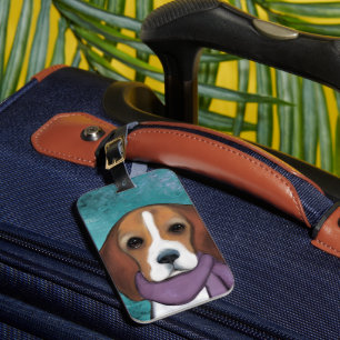Etiqueta De Bagagem Beagle