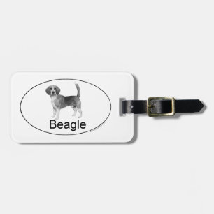 Etiqueta De Bagagem Beagle tipo europeu