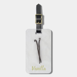 Etiqueta De Bagagem Beba de baunilha com açúcar