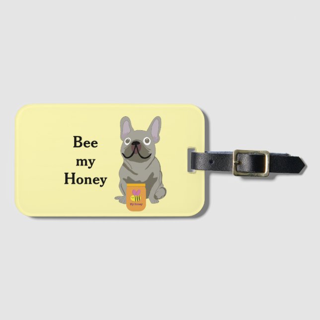 Etiqueta De Bagagem Bee my honey (Frente Horizontal)