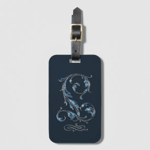 Etiqueta De Bagagem Bejeweled Blue L Luggage Tag