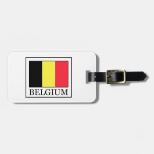Etiqueta De Bagagem Bélgica