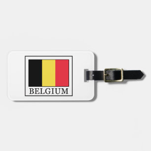 Etiqueta De Bagagem Bélgica