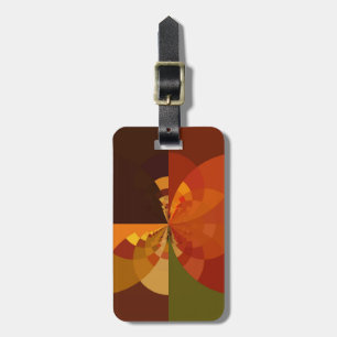 Etiqueta De Bagagem Belo Impressão de Abstrato de Arte da Terra