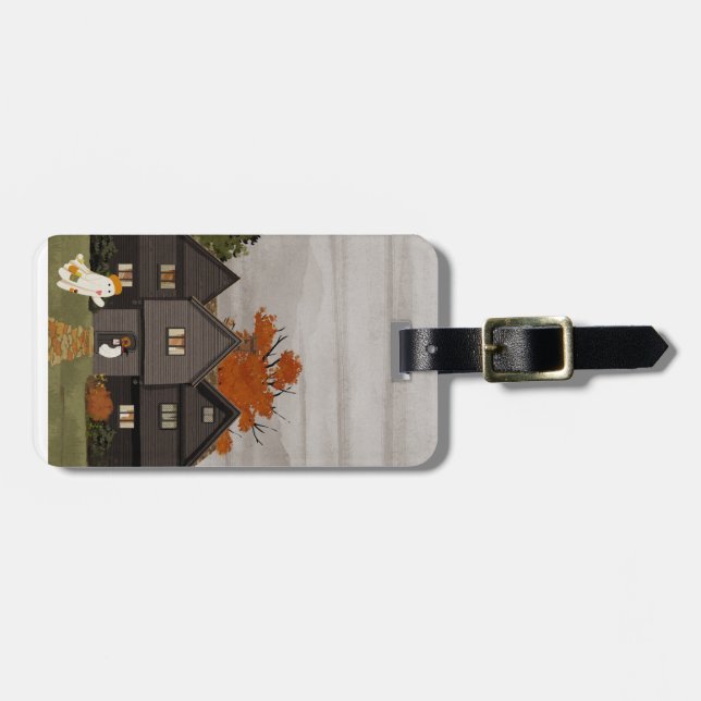 Etiqueta De Bagagem Bem-vindos à sua casa assombrada (Frente Horizontal)