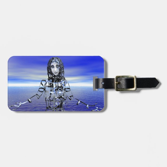 Etiqueta De Bagagem Bem-vindos ao futuro (Frente Horizontal)